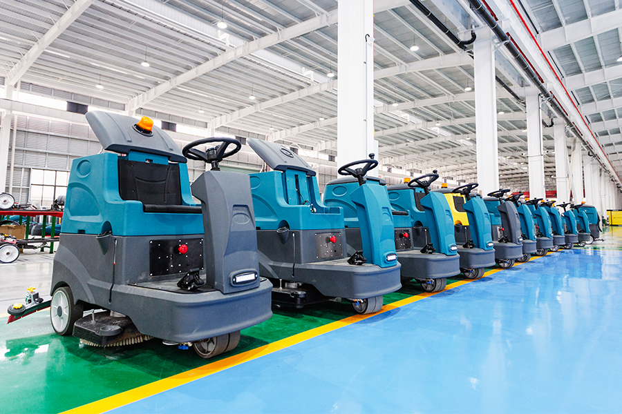 sit-on floor sweeper